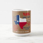 Staat der Tasse Texas Interessante Fakten (Mittel)