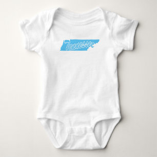 Staat der Tennessee-Form Baby Strampler