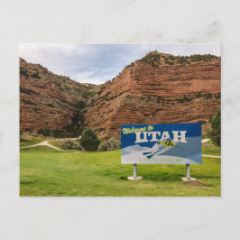 Staat der Utah Postkarte