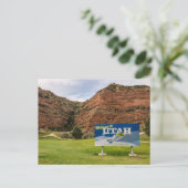 Staat der Utah Postkarte (Stehend Vorderseite)
