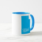 Staat der Utah-Tasse Tasse (VorderseiteRechts)
