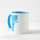 Staat der Vermont-Form-Tasse Tasse (Vorderseite Links)