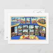 Staat der Vintagen Postkarte New Jersey (Vorne/Hinten)