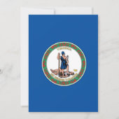 Staat der Virginia-Flagge (Vorderseite)