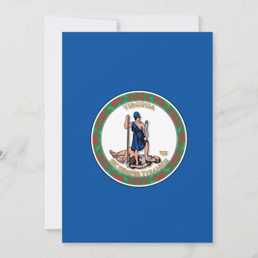 Staat der Virginia-Flagge (Vorderseite)