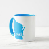 Staat der Wisconsin-Tasse Tasse (Vorderseite Links)