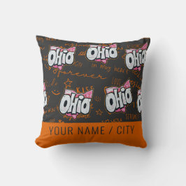 Staat der Wohngestaltung Ohio Kissen