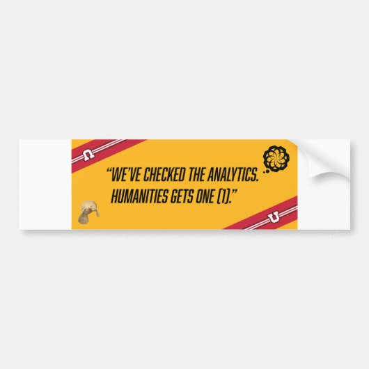 Staat des Autoaufklebers Geisteswissenschaften - U Autoaufkleber (Vorne)