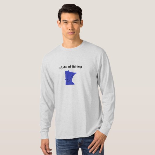 Staat des Fischens! T-Shirt (Vorne ganz)