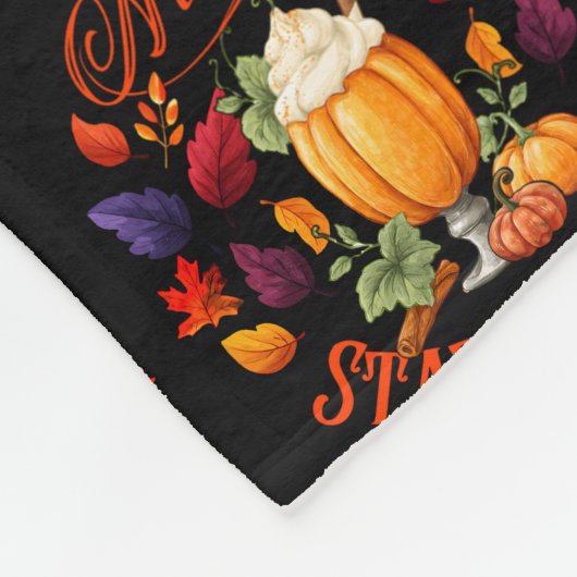 Staat des Geistes im Herbst Fleecedecke (Ecke)