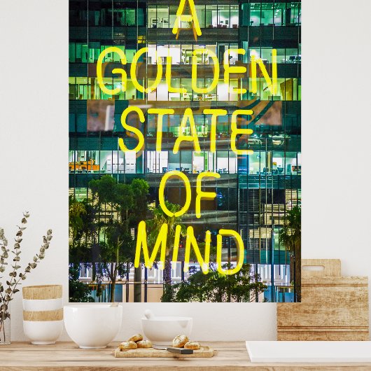 Staat des Geistes Poster (Küche)