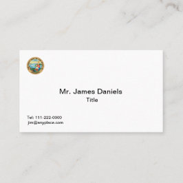 Staat des Großen Siegels Kaliforniens Visitenkarte