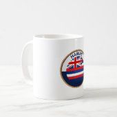 Staat des Hawaii Flag Siegels Kaffeetasse (Vorderseite Links)