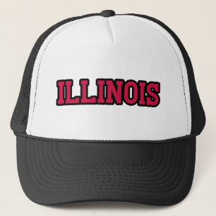 Staat des Illinois-Stolzes Truckerkappe
