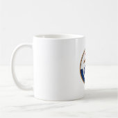 Staat des Iowa-Flaggen-Siegels Kaffeetasse (Links)