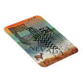 Staat des Magnet des Wüstenmagazins Nevada (Rechte Seite)