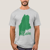 Staat des Maine-Shape-T - Shirt (Vorderseite)