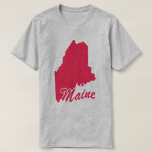 Staat des Maine-Shape-T - Shirt