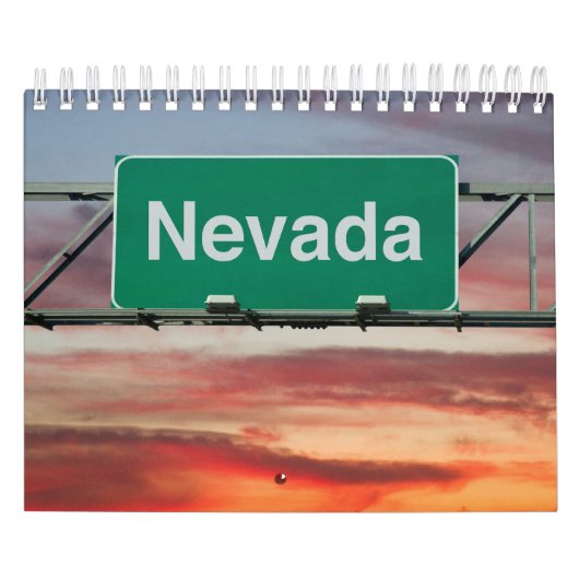 Staat des Mauerkalenders von Nevada Kalender (Titelbild)