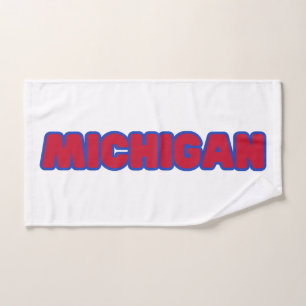 Staat des Michigan Pride Custom Handtuch