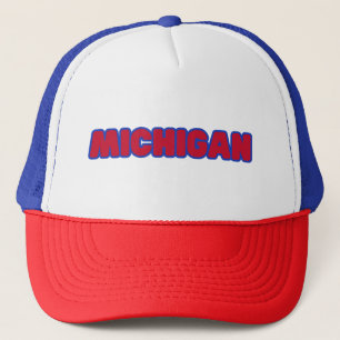 Staat des Michigan Pride Custom Truckerkappe