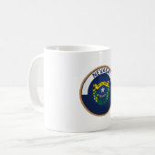 Staat des Nevada Flag Siegels Kaffeetasse (Vorderseite Links)