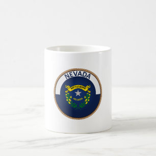 Staat des Nevada Flag Siegels Kaffeetasse