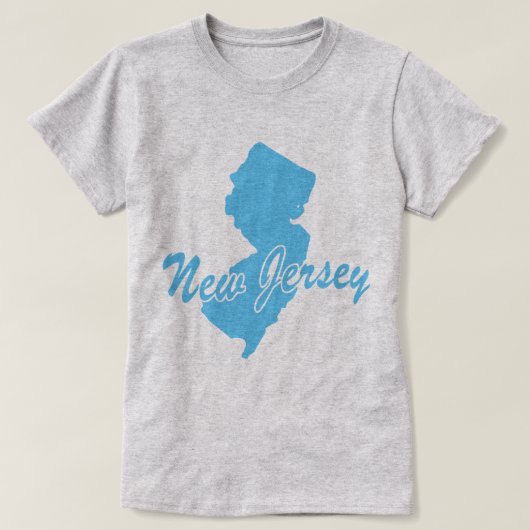Staat des New Jersey Shape-T - Shirt (Design vorne)