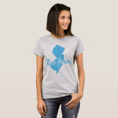 Staat des New Jersey Shape-T - Shirt (Vorne ganz)