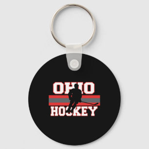 Staat des Ohio Eishockey-Spielertrainers Gear Spor Schlüsselanhänger