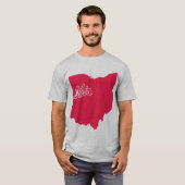 Staat des Ohio Shape-T - Shirt (Vorne ganz)