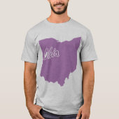 Staat des Ohio Shape-T - Shirt (Vorderseite)