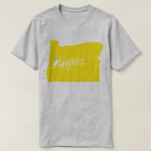 Staat des Oregon Shape-T - Shirt (Design vorne)