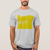 Staat des Oregon Shape-T - Shirt (Vorderseite)