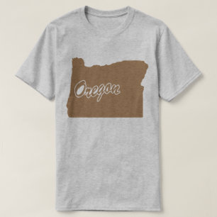 Staat des Oregon Shape-T - Shirt
