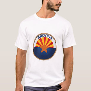 Staat des Siegels Arizona Flag T - Shirt