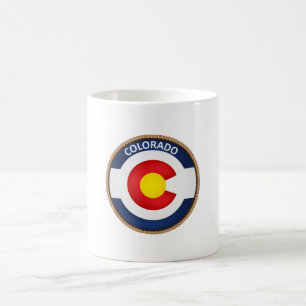Staat des Siegels Colorado Flag Kaffeetasse
