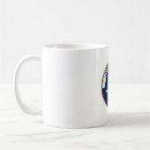 Staat des Siegels der Connecticut-Flag Kaffeetasse (Links)