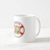 Staat des Siegels der Flagge Floridas Kaffeetasse (VorderseiteRechts)