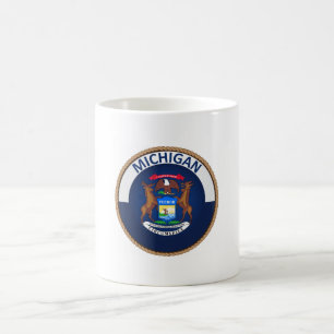 Staat des Siegels der Michigan-Flagge Kaffeetasse