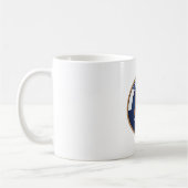 Staat des Siegels der Michigan-Flagge Kaffeetasse (Links)