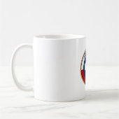 Staat des Siegels der Wyoming-Flagge Kaffeetasse (Links)