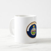 Staat des Siegels Kansas Flag Kaffeetasse (Vorderseite Links)