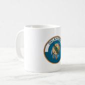 Staat des Siegels Oklahoma Flag Kaffeetasse (Vorderseite Links)