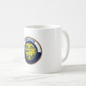Staat des Siegels Oregon Flag Kaffeetasse (VorderseiteRechts)