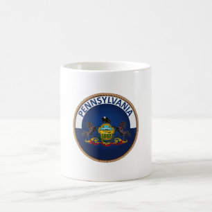 Staat des Siegels Pennsylvania Flag Kaffeetasse