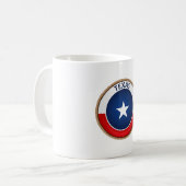 Staat des Siegels Texas Flag Kaffeetasse (Vorderseite Links)
