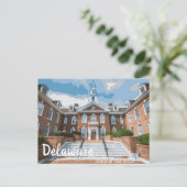 Staat des Staates Delaware Postkarte (Stehend Vorderseite)