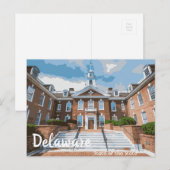 Staat des Staates Delaware Postkarte (Vorne/Hinten)