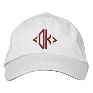 Staat des Stolzes Oklahoma Bestickte Baseballkappe